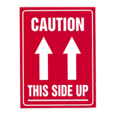 CAUTION - Shipping Box Warning Stickers 12 x 8Cms 50Pc Pack - Willow